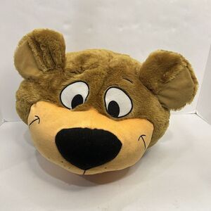 Vintage Hanna Barbera Yogi Plush Head Pillow